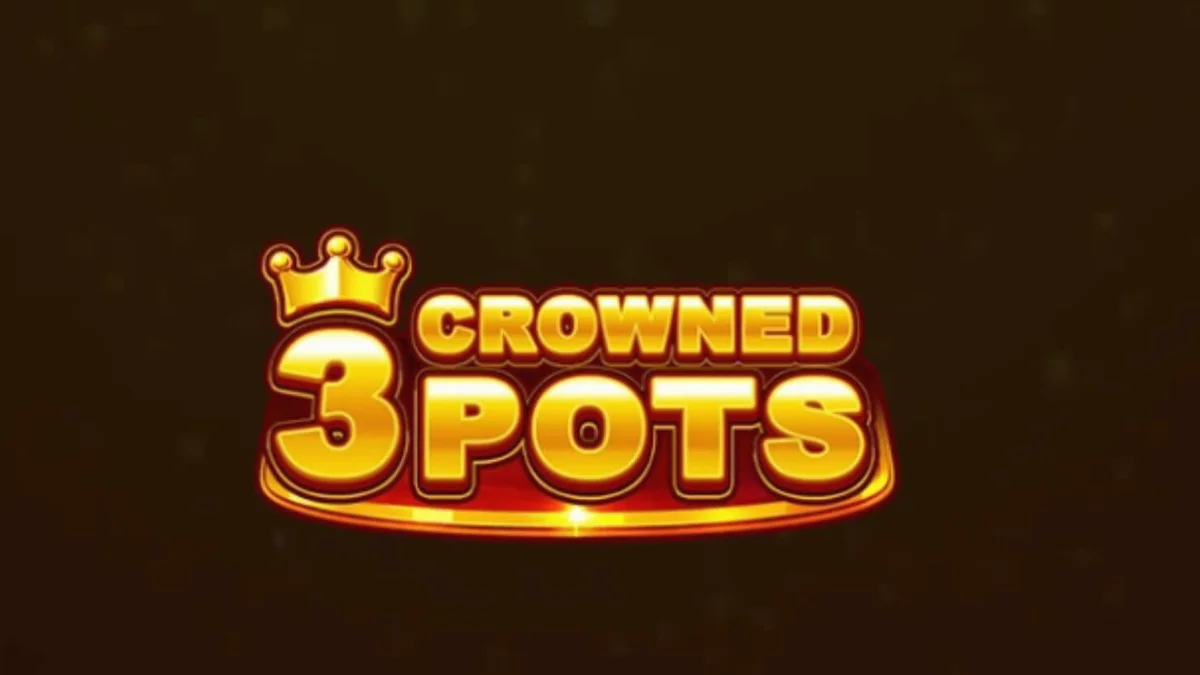 Tampilan visual slot 3 Crowned Pots dengan simbol buah dan pot emas